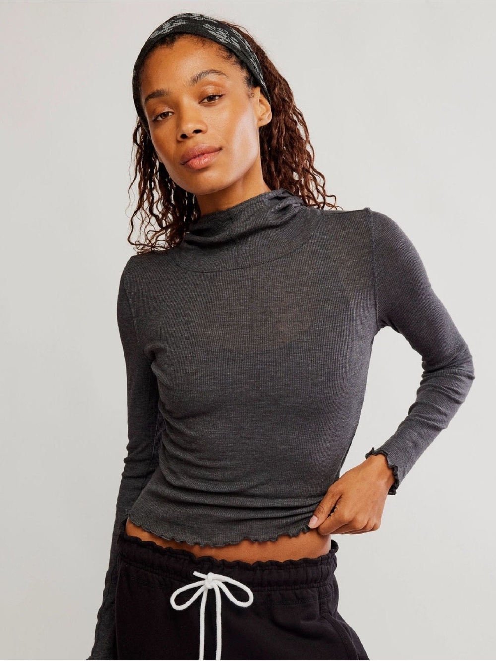 FP MOVEMENT Breathe Easy Layer- charcoal